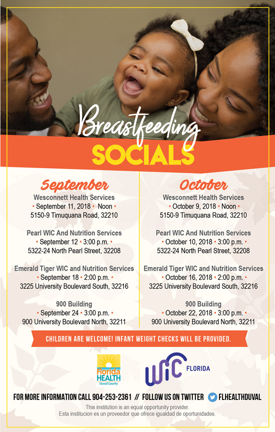 September and October Breastfeeding Socials