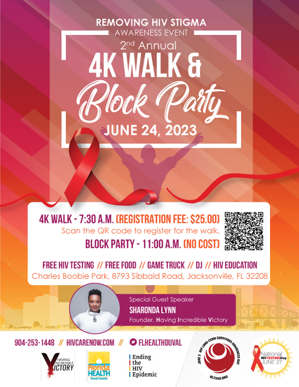 2nd Annual 4K Walk and Block Party - June 24, 2023