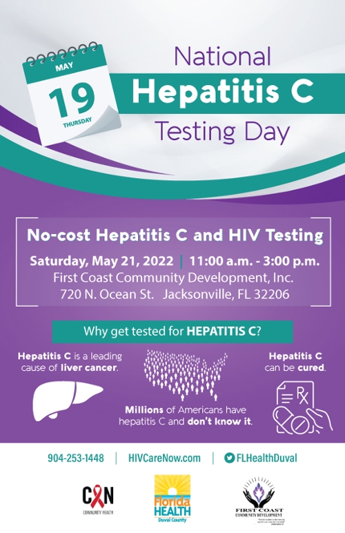 National Hepatitis C Testing Day - No-cost Hepatitis C and HIV Testing