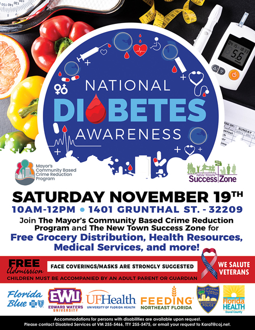 National Diabetes Awareness Month - Community Impact Day - November 19, 2022 - 10am-Noon