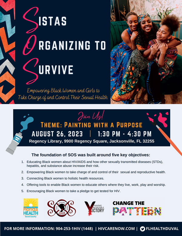 Sistas Organizing to Survive: Empowering Black women and girls to take charge of, and control of, their sexual health. August 26, 2023 - Painting with a Purpose