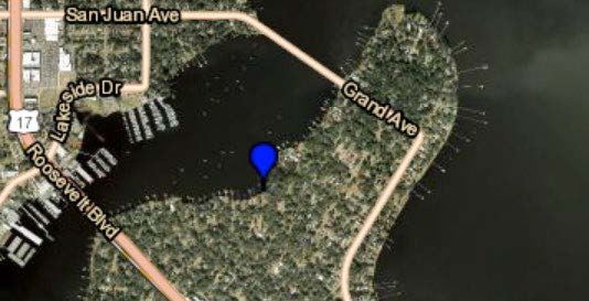 Ortega River – Seminole Park Location on Satellite Map Image