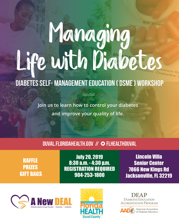 Diabetes Self-Management Education Class - July 20, 2019