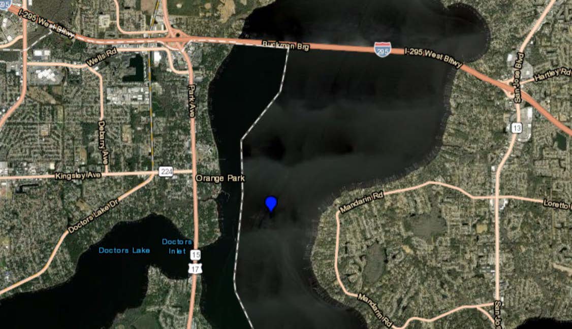 Blue-Green Algae Alert Location - St. Johns River - Mandarin Point