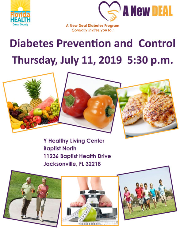 Healthy Living with Diabetes Class - July 2019