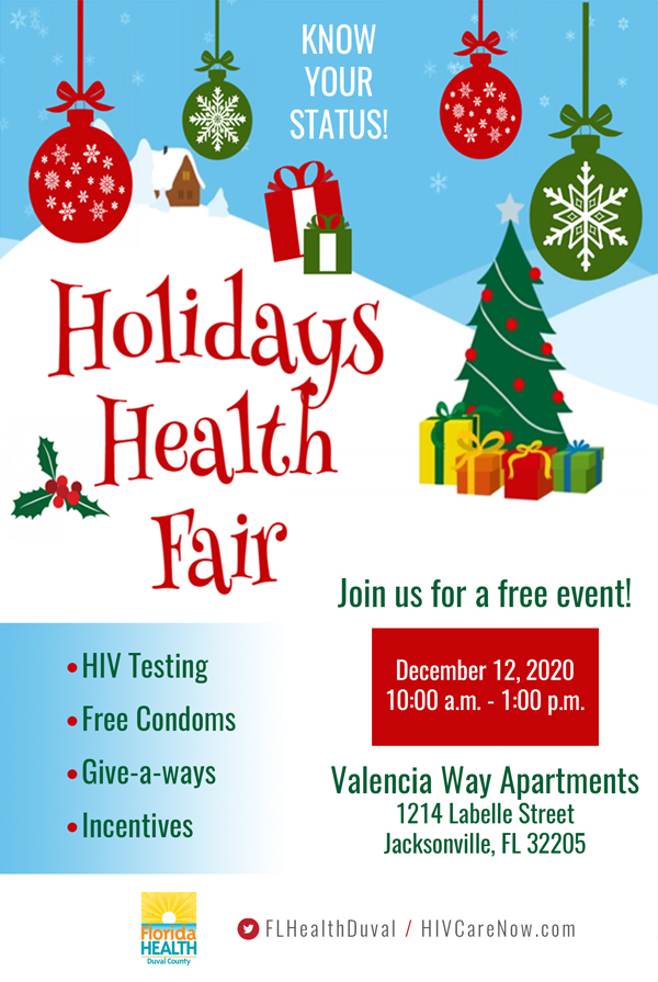 Know Your Status - Holidays Health Fair - December 12