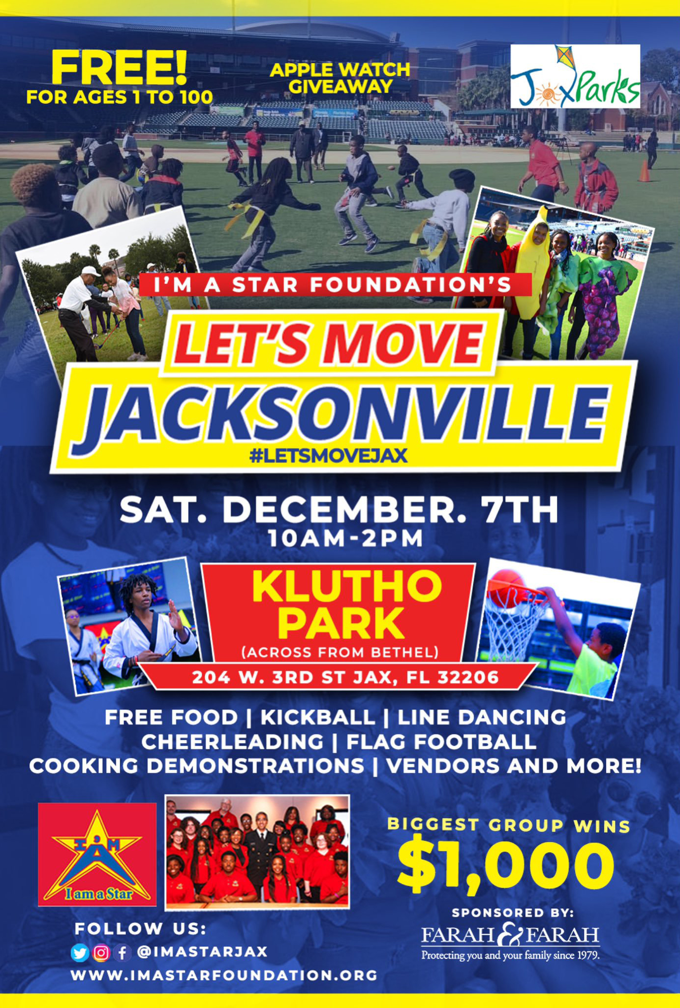 I'm A Star Foundation presents the 9th Annual Let's Move Jacksonville Event