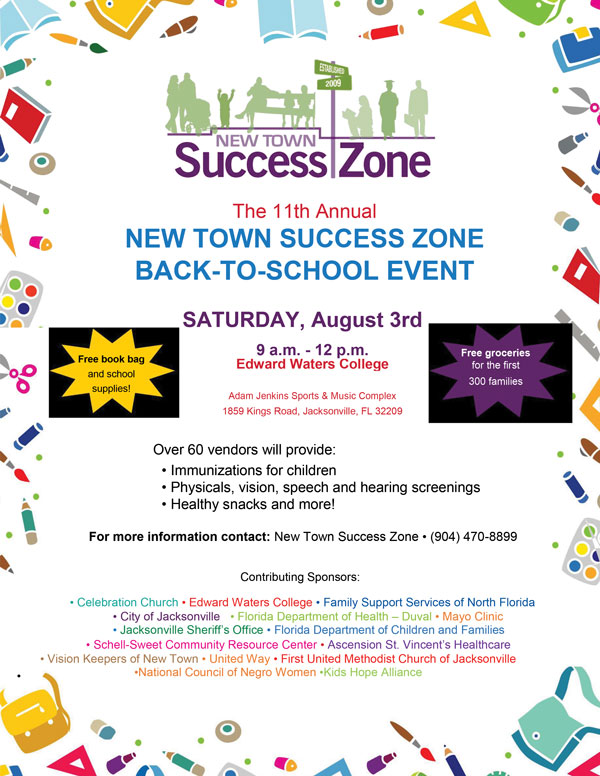 New Town Success Zone Back to School Event