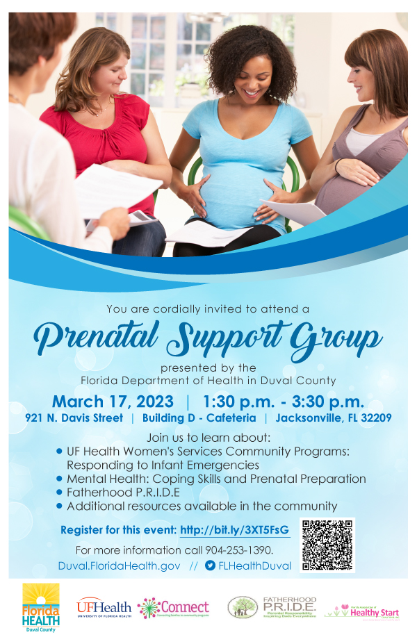 Prenatal Support Group - March 17, 2023. 1:30 p.m.- 3:30 p.m.