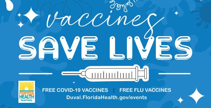 Vaccines save lives. Free COVID-19 Vaccines and Free Flu Vaccines. Walk-ins welcome!