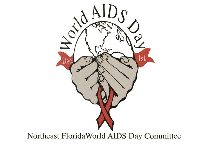 Northeast Florida World AIDS Day Committee logo - December 1st