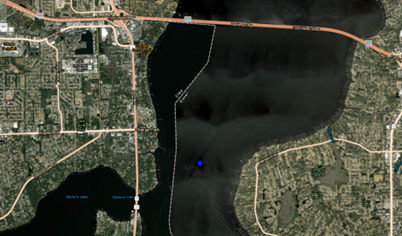 st. johns algae alert location map