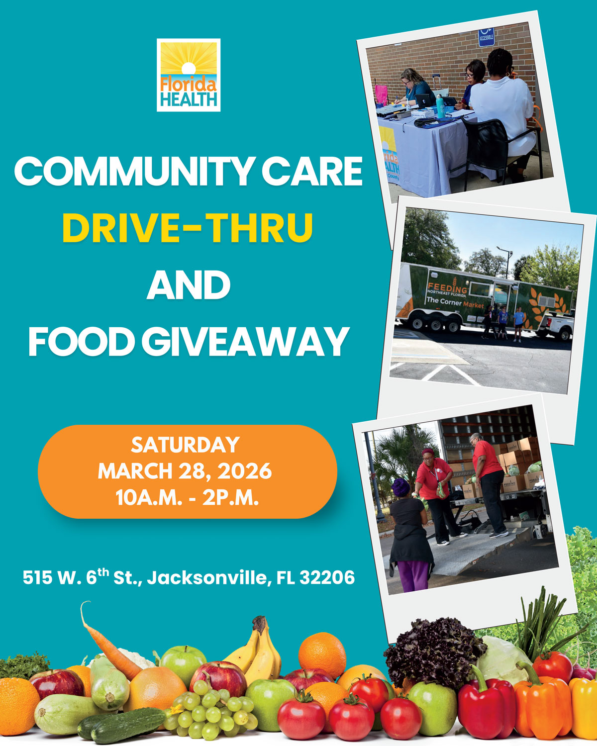 Community Care and Drive-Thru Food Giveaway